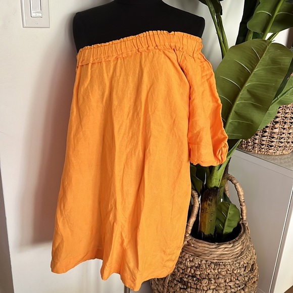 Anthropologie One Shoulder Waistless Dress - Size M - Picture 6 of 9